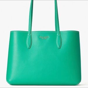 Kate Spade All Day Large Tote + Polka Dot Bag in Yucca